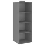 vidaXL Étagères suspendues de rangement 2 Pièces 4 niveaux Tissu