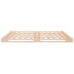 vidaXL Lit de palette 135x190 cm Bois de pin massif Double