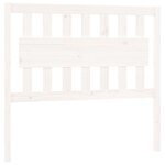 vidaXL Tête de lit blanc 105 5x4x100 cm bois massif de pin