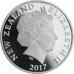 Pièce de monnaie en argent - or 1 dollar - 10 dollars g 31.1 (1 oz) millésime 2017 mythical taniwha
