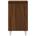 vidaXL Buffets 2 Pièces chêne marron 40x35x70 cm bois d'ingénierie