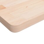 vidaXL Établi 100x60x83 cm bois de chêne massif rectangulaire
