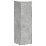 vidaXL Supports pour plantes 2 Pièces gris béton bois d'ingénierie