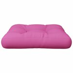 vidaXL Coussin de palette rose 60x61 5x10 cm tissu Oxford