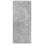 vidaXL Buffet gris béton 40x41x93 cm bois d'ingénierie