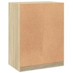 vidaXL Garde-robe chêne sonoma 77x48x102 cm bois d'ingénierie