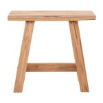 Banc + Tabouret en teck BARCELONA 50/ 90 cm