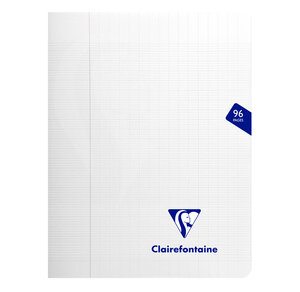 Cahier MIMESYS Piqué Polypro 17 x 22 cm 96 pages 90g Séyès Incolore CLAIREFONTAINE