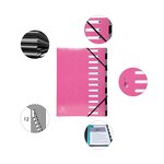 Trieur Harmonika Iderama 12 Compartiments - Rose - X 6 - Exacompta