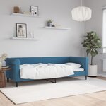 vidaXL Lit de repos bleu 80x200 cm velours