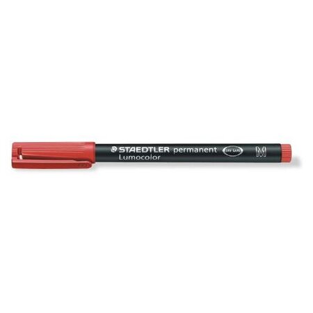 marqueur permanent 'Lumocolor 317M', rouge, Tracé 1mm STAEDTLER