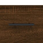 vidaXL Buffet Chêne marron 34 5x34x90 cm Bois d'ingénierie