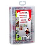 Fischer ensemble de chevilles profi-box duopower longue/courte 150 pcs