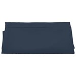 vidaXL Tissu de remplacement pour parasol déporté bleu 300 cm