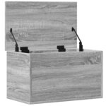vidaXL Boîte de rangement sonoma gris 60x35x35 cm bois d'ingénierie