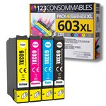 123CONSOMMABLES - 603XL - Pack 4 cartouches compatibles EPSON 603 XL