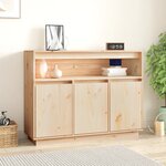 vidaXL Buffet 104 5x34x80 cm Bois massif de pin