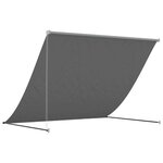 vidaXL Auvent rétractable anthracite 200x150 m tissu et acier