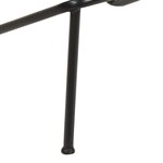 vidaXL Tabourets de bar lot de 4 noir cuir véritable