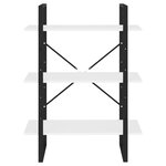 vidaXL Bibliothèque blanc 80x30x105 cm bois d'ingénierie