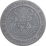 HARALD FAIRHAIR Le chemin du Valhalla Pièce 2 Once Argent 2000 Francs Cameroun 2025