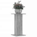 vidaXL Supports pour plantes 2 Pièces sonoma gris bois d'ingénierie