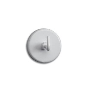 Lot de 5 Aimants puissant avec crochet Ø 36 mm Puiss. 8 kg Blanc MAUL