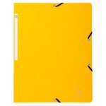 Chemise À Élastique Sans Rabat Carte Lustrée 400gm2 - A4 - Couleurs Assorties - X 50 - Exacompta