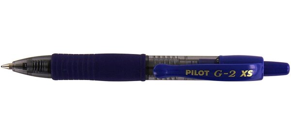Mini Stylo roller Encre gel G2 XS7 PIXIE Tracé 0 4 mm (Bille 0 7mm) Bleu x 12 PILOT
