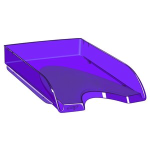 Corbeille à courrier Pro Happy Lilas Translucide x 10 CEP