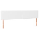 vidaXL Sommier à lattes de lit avec matelas et LED Blanc 180x200 cm