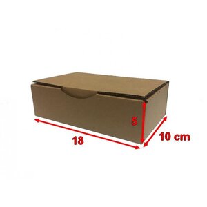 50 Boites postales cartons 18 x 10 x 5 cm (180x100x50mm)