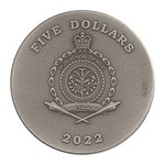 Pièce de monnaie 5 Dollars Niue La malédiction du roi Toutânkhamon 2022 – Argent Antique