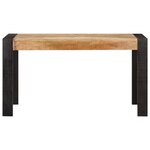 vidaXL Table de salle à manger 140x70x76 cm Bois de manguier brut