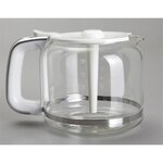 Cafetière électrique - Blanc et Silver - 1 8 L - 1100 W - 18 tasses
