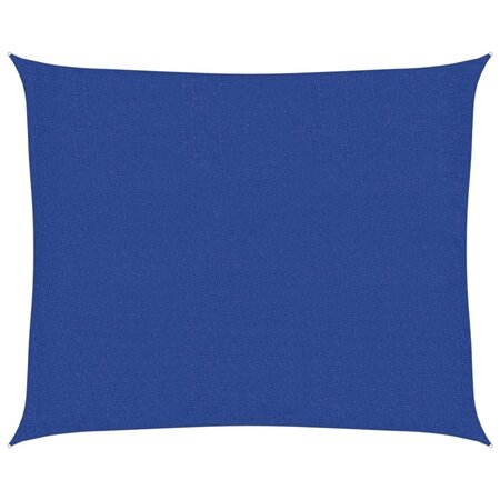 vidaXL Voile d'ombrage 160 g/m² Bleu 2 5x3 m PEHD