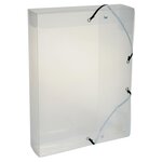 Boite De Classement Exabox Dos 60mm Polypropylène Crystal - A4 - Cristal - X 8 - Exacompta