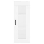 vidaXL Buffet haut Blanc 34 5x34x180 cm Bois d'ingénierie
