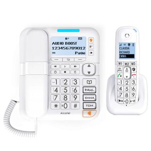 Téléphone filaire GEEMARC Téléphone fixe à carte sim Maxcom MM41D