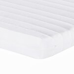 vidaXL Matelas en mousse blanc 120x210 cm 7 zones dureté 20 ILD