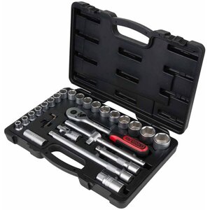 418245 ks tools classic 28 piece ratchet spanner and socket set 1/2" 917.0728