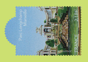 Carte postale prétimbrée - Parc Longchamp - Marseille - International