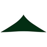vidaXL Voile de parasol Tissu Oxford triangulaire 6x6x6 m Vert foncé