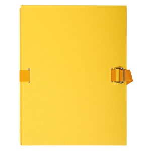 Chemise Dos Extensible Papier 24x32cm - Filmée Par 5 - Jaune - X 25 - Exacompta