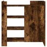 vidaXL Buffet chêne fumé 73 5x35x75 cm bois d'ingénierie