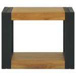 vidaXL Armoire de salle de bain 45x45x35 cm Bois de teck solide