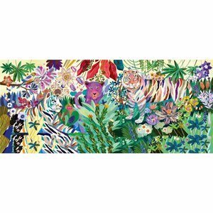 Djeco DJ07647 - Puzzle Gallery Rainbow Tigers 1000 pièces