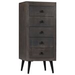 vidaXL Buffet Bois massif de manguier 40x40x91 cm