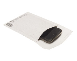 Lot de 200   Pochettes kraft blanc à bulles d'air papier -G7-240*340 mm-Lacouronne e.pack