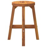 vidaXL Tabouret Marron 38x38x45 cm Bois d'acacia solide